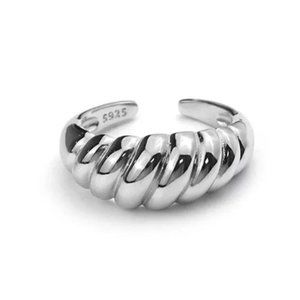 NEW 925 STERLING SILVER ADJUSTABLE FRENCH RING, CUTE RING, SHINY RING.